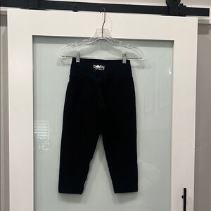 Booty by Brabants Black Cropped Leggings, One Size